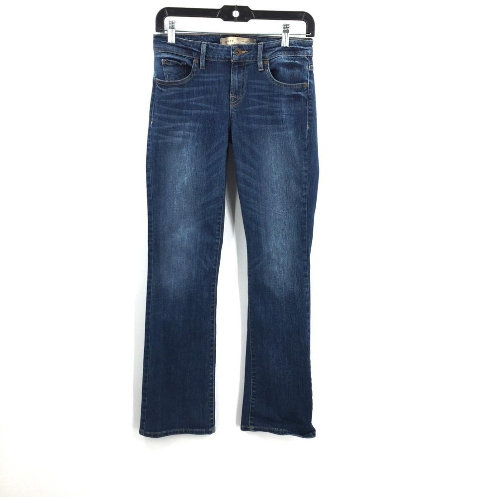 Guess retro y2k Dark wash mid Boot low rise waist‎ bootcut jeans 27